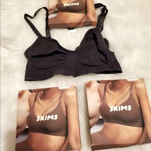 Skims Sculpting Bra Color: Onyx Size: L/XL New SK-19  Pack of Three (3)